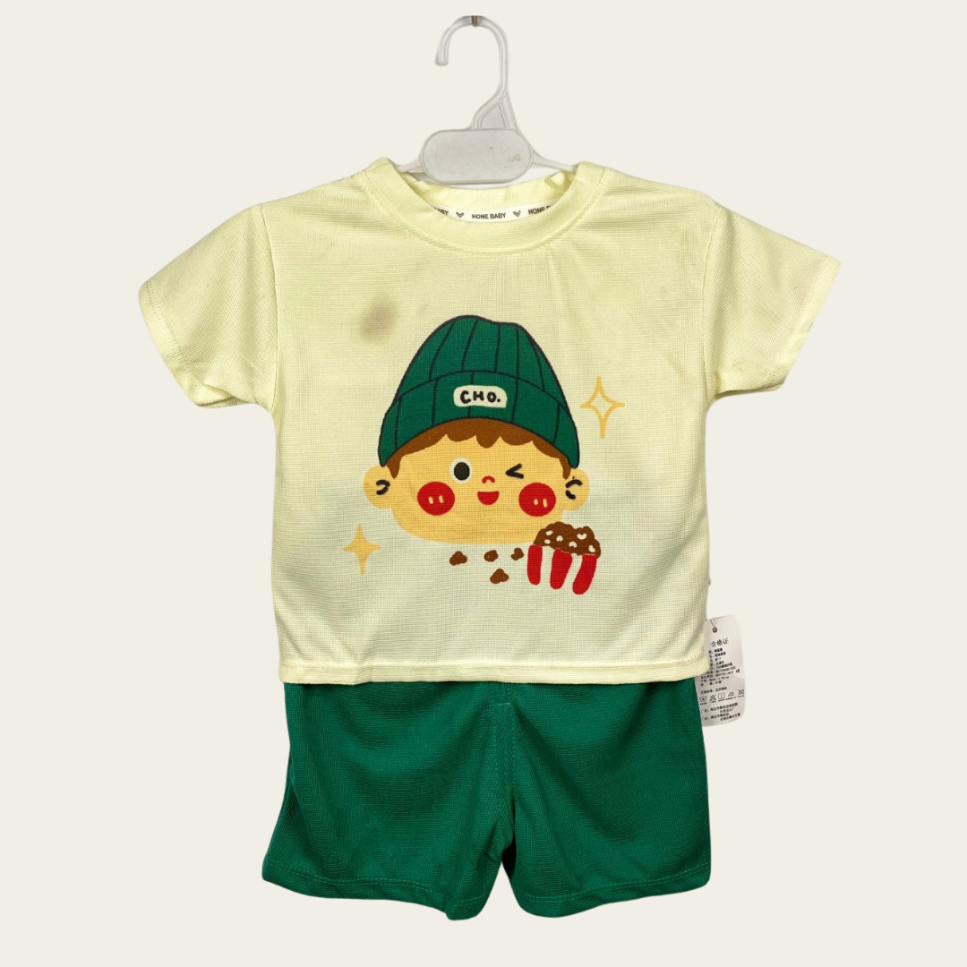 BS -  Shirt & Shorts - Character Green