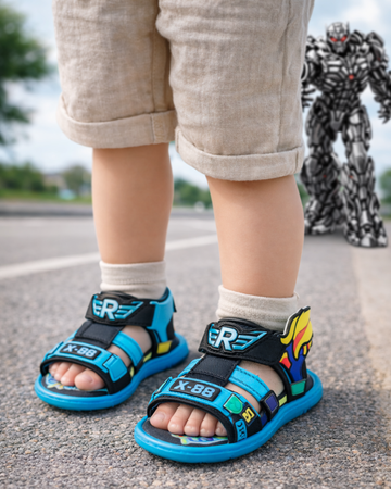BS- Boys Sandal Imported - Transformers (D12)