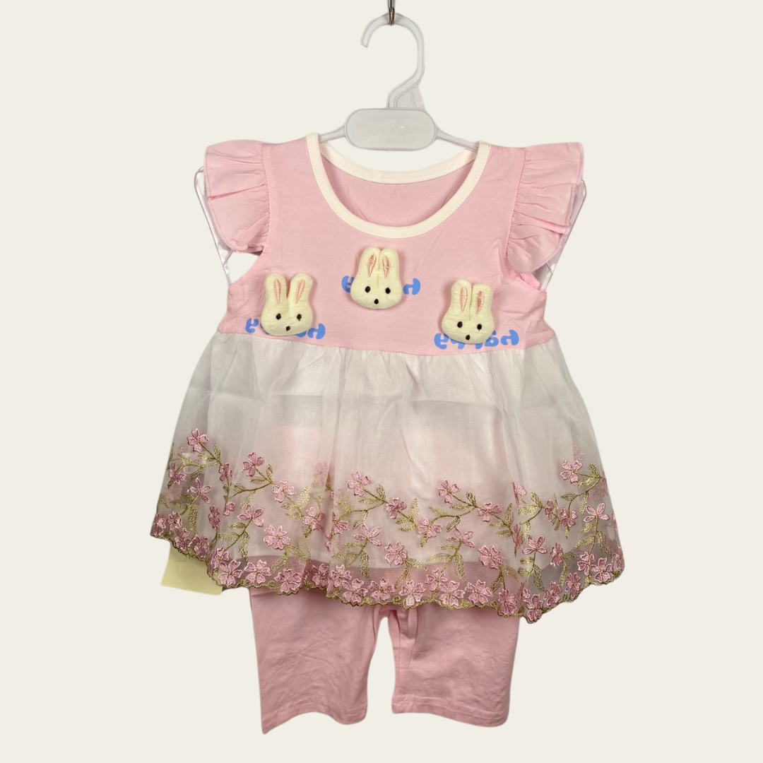 BS Imported - 2 Piece - Bunny - Frock