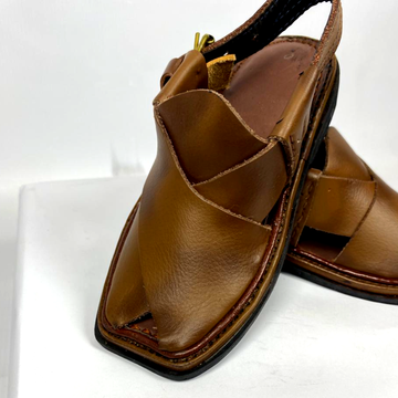 BS - Peshawari Chappal - Brown