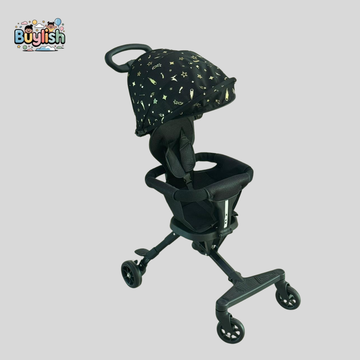 Smart Stroller - Stars & Moon - Black