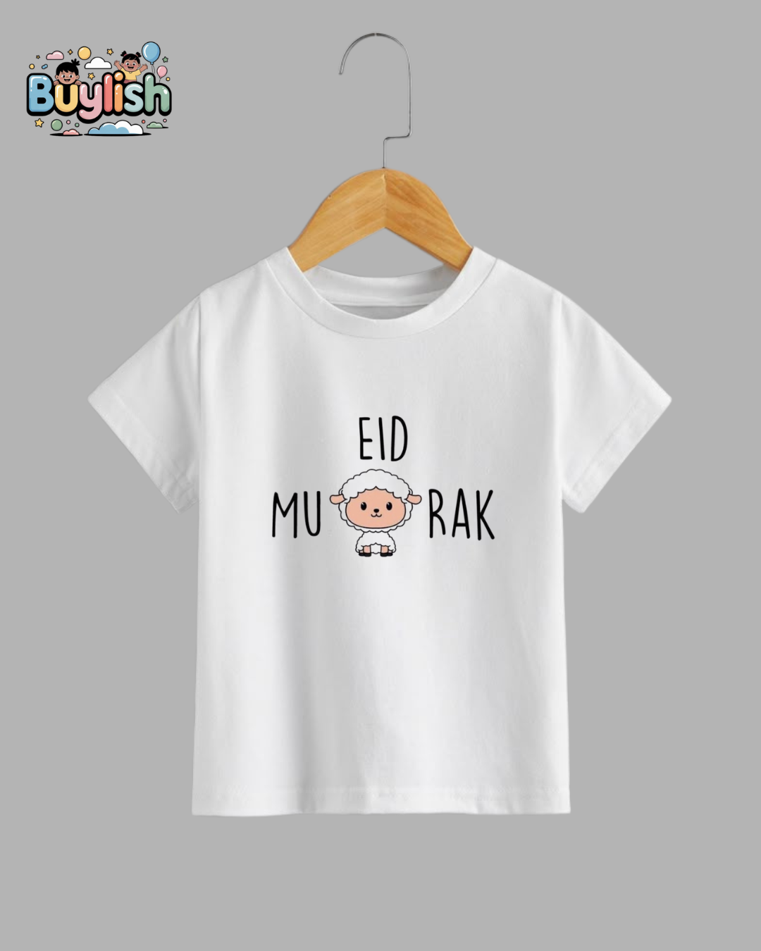 BS - Eid Mubarak Goat - Tee White