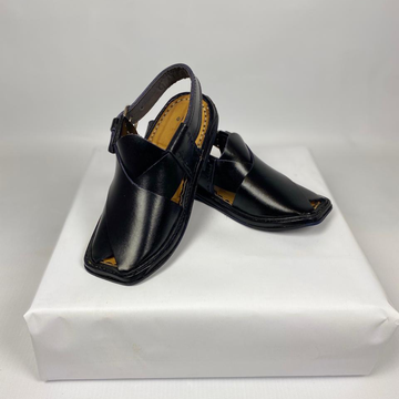 BS - Peshawari Chappal - Black