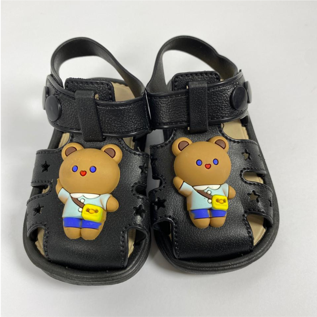 BS- Boys Sandal Imported - Bear & Black (D2)