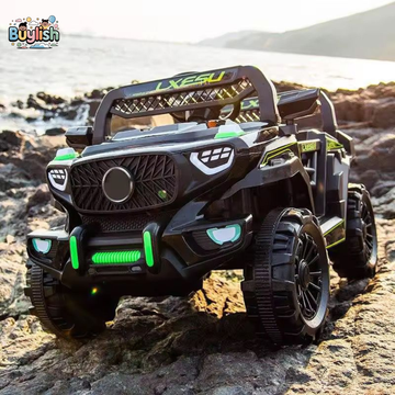 Off Road JEEP - Black & Neon Green