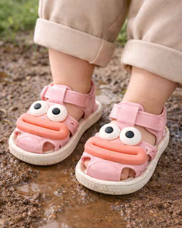 BS- Girls Sandal Imported - Character Pink (D9)