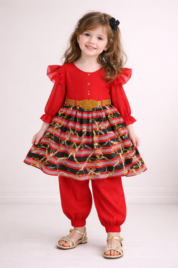 2 Pieces - Frock - Cowgirl Red