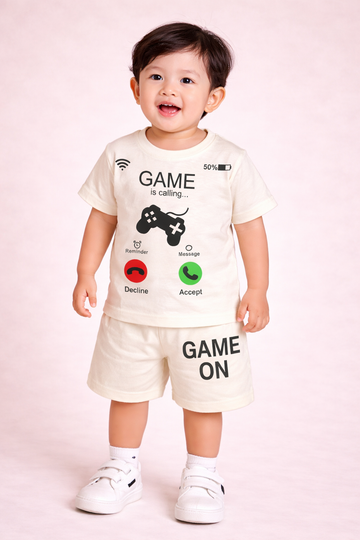 Shirt & Shorts - White - Game
